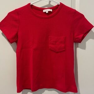 Red baby tee
